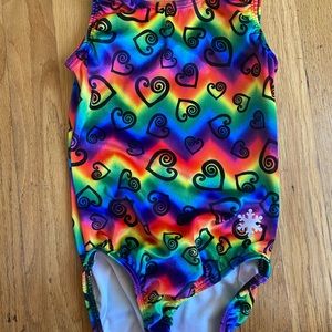 Girls snowflake leotard